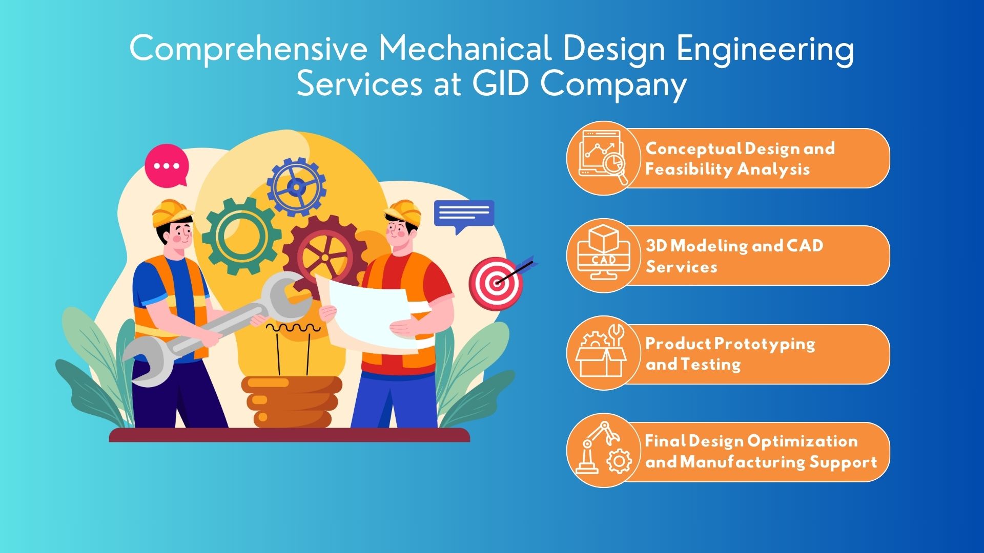 Comprehensive Mechanical Design Engineering Services at GID Company